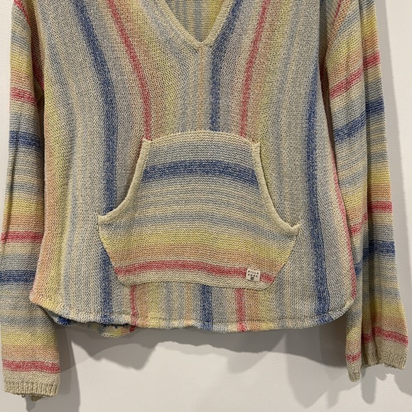 Billabong Hooded Sweater Striped Small - Picture 5 of 6